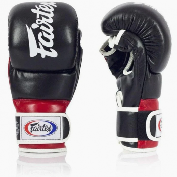 Fairtex MMA Sparringhandschuhe FGV18 schwarz/rot